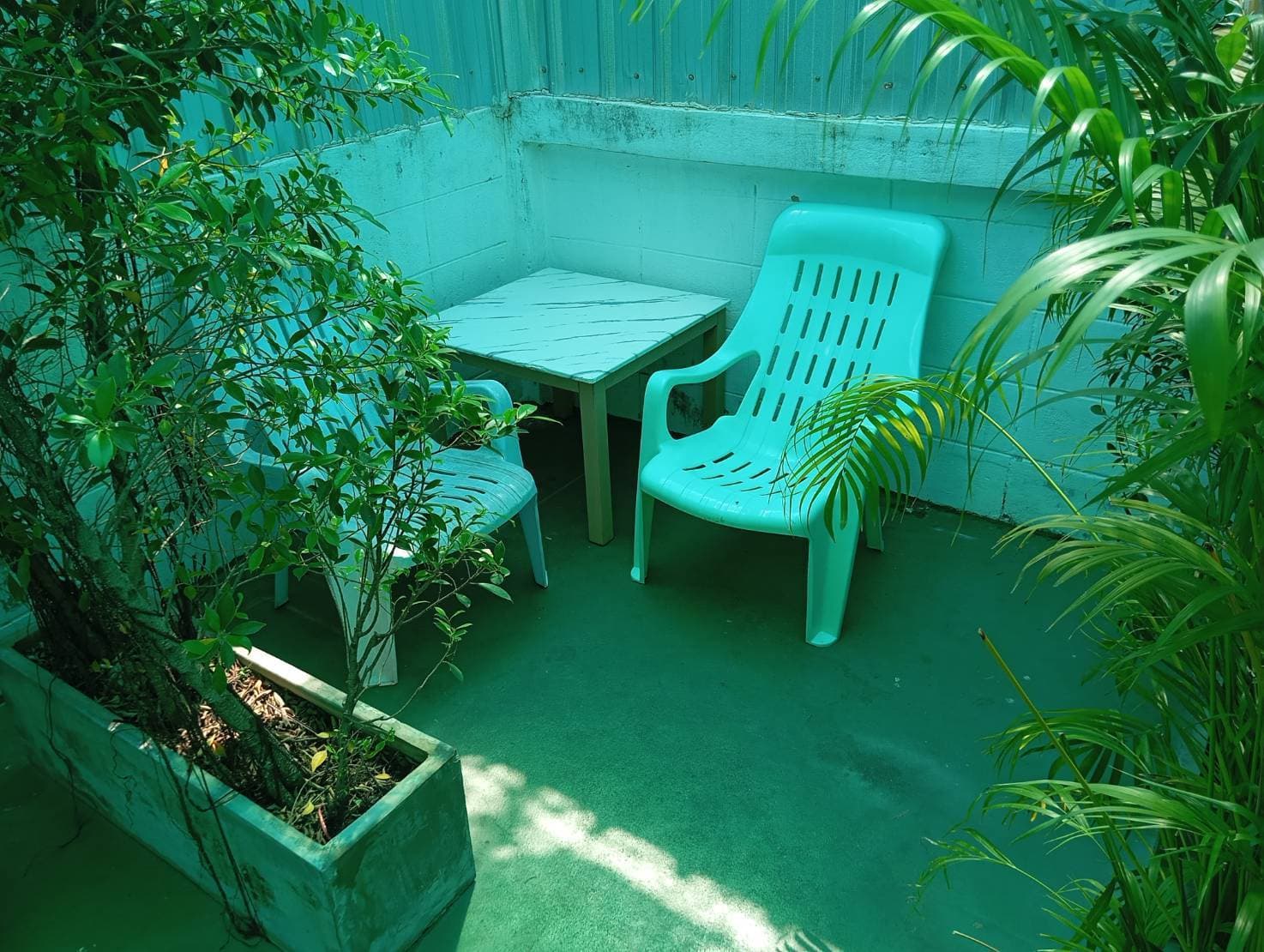 พื้นที่ outdoor patio Harmony Sauna