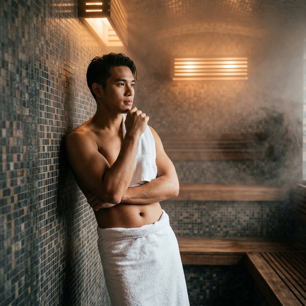Steam & Chill 🌙 เพิ่ม LINE รับข่าวโปรและคูปองก่อนใคร